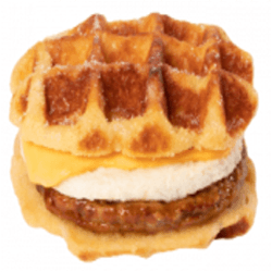 maple waffle sandwich caribou